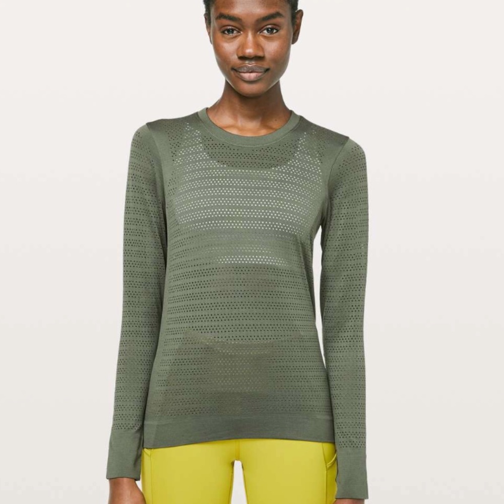 Lululemon Swiftly Breathe Long Sleeve Squad